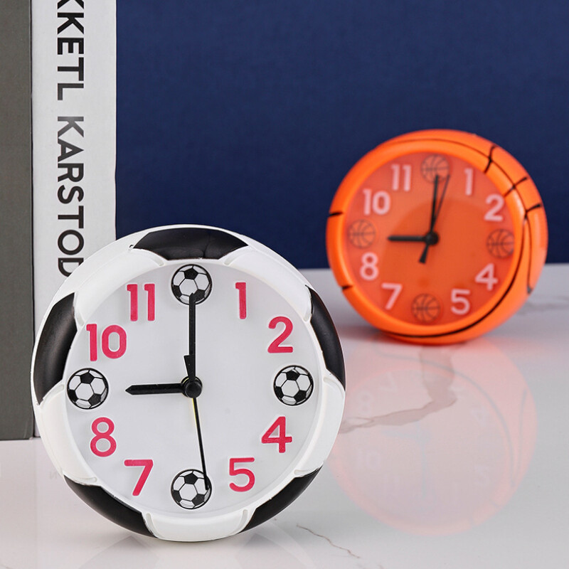 3D Creativ Fotbal Baschet Ceas Deşteptător Ceas Digital Zi de naştere Baby Shower Favoare Desktop Cadou Decorare