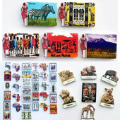 Magnet pentru frigider Tanzania africană Peisaj de oraș Suveniruri turistice Magnet Autocolante pentru frigider Colecție Cadouri Decorațiuni pentru casă