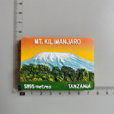 Magnet pentru frigider Tanzania africană Peisaj de oraș Suveniruri turistice Magnet Autocolante pentru frigider Colecție Cadouri Decorațiuni pentru casă
