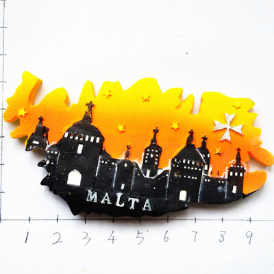 Europa Malta 3D Magneti Frigider Suveniruri Turism Magneti Frigider Colectie Autocolante Articole Decoratiuni Artizanale