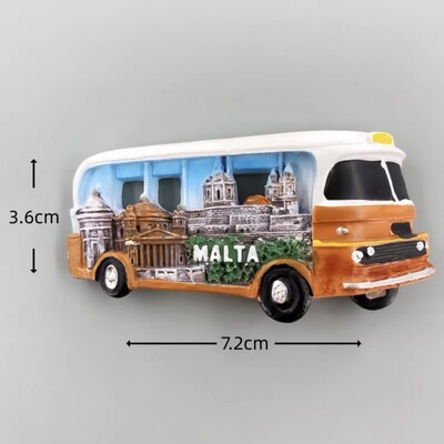 Europa Malta 3D Magneti Frigider Suveniruri Turism Magneti Frigider Colectie Autocolante Articole Decoratiuni Artizanale