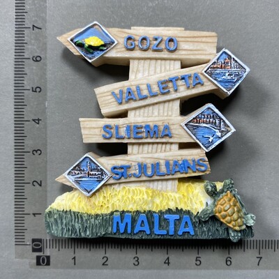 Europa Malta 3D Magneti Frigider Suveniruri Turism Magneti Frigider Colectie Autocolante Articole Decoratiuni Artizanale