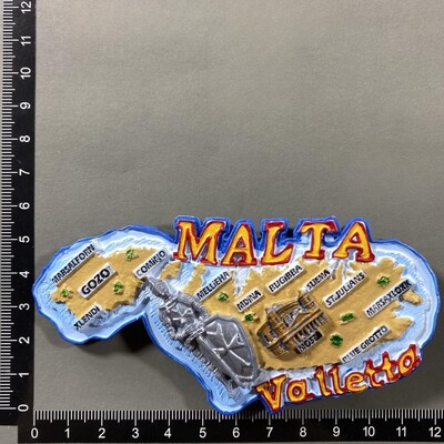 Europa Malta 3D Magneti Frigider Suveniruri Turism Magneti Frigider Colectie Autocolante Articole Decoratiuni Artizanale