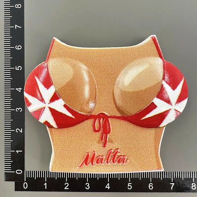 Europa Malta 3D Magneti Frigider Suveniruri Turism Magneti Frigider Colectie Autocolante Articole Decoratiuni Artizanale