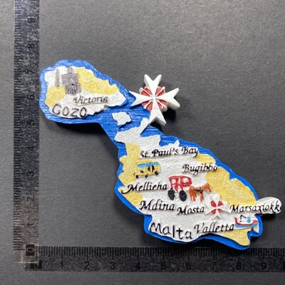 Europa Malta 3D Magneti Frigider Suveniruri Turism Magneti Frigider Colectie Autocolante Articole Decoratiuni Artizanale