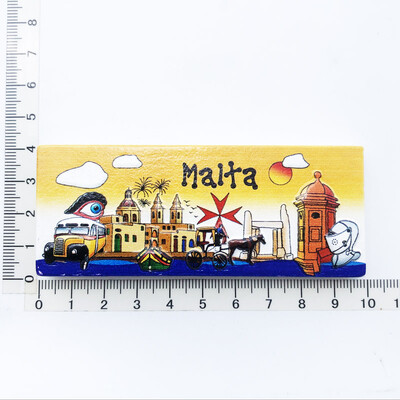 Europa Malta 3D Magneti Frigider Suveniruri Turism Magneti Frigider Colectie Autocolante Articole Decoratiuni Artizanale