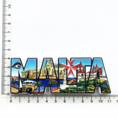 Europa Malta 3D Magneti Frigider Suveniruri Turism Magneti Frigider Colectie Autocolante Articole Decoratiuni Artizanale