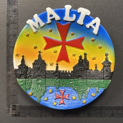Europa Malta 3D Magneti Frigider Suveniruri Turism Magneti Frigider Colectie Autocolante Articole Decoratiuni Artizanale