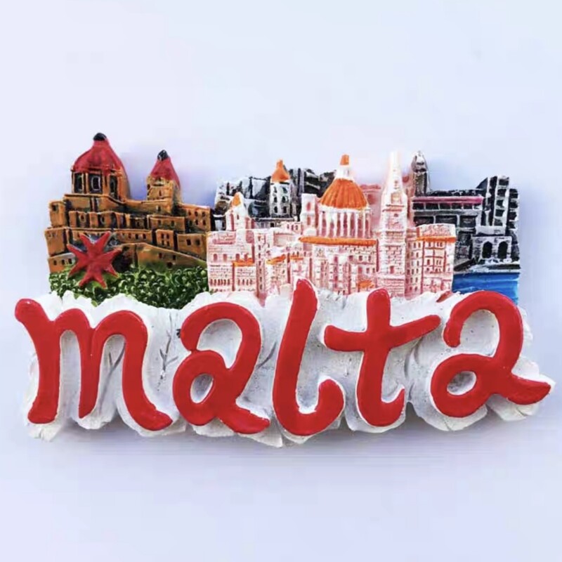 Europa Malta 3D Magneti Frigider Suveniruri Turism Magneti Frigider Colectie Autocolante Articole Decoratiuni Artizanale
