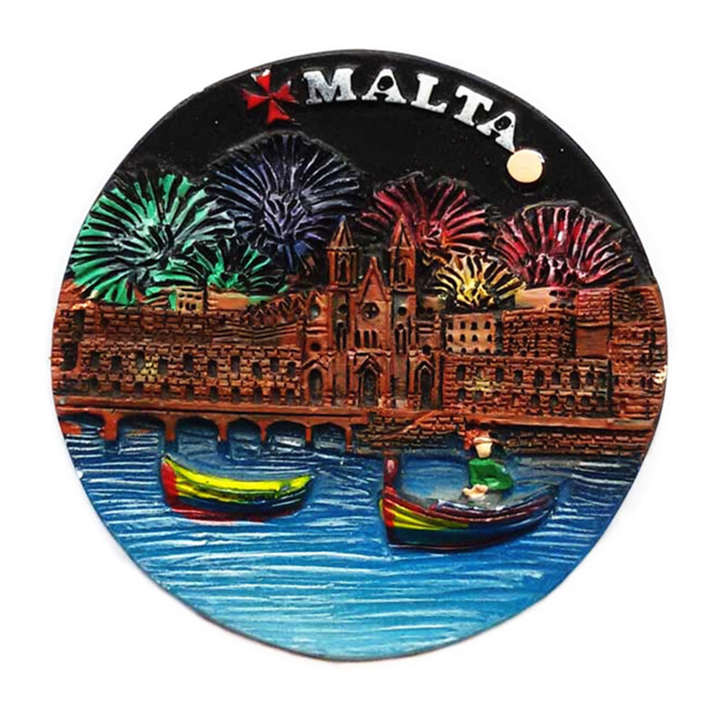 Europa Malta 3D Magneti Frigider Suveniruri Turism Magneti Frigider Colectie Autocolante Articole Decoratiuni Artizanale