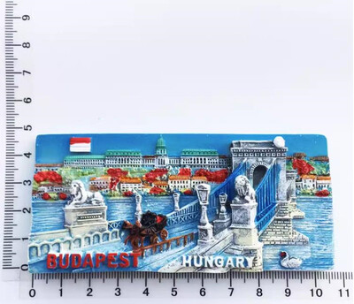 Ungaria Aromă Reper Clădire Magneți Frigider Suveniruri Turistice Artizanat Magnet de frigider Articole de decorare Cadou de artizanat