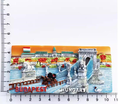 Ungaria Aromă Reper Clădire Magneți Frigider Suveniruri Turistice Artizanat Magnet de frigider Articole de decorare Cadou de artizanat