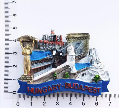 Ungaria Aromă Reper Clădire Magneți Frigider Suveniruri Turistice Artizanat Magnet de frigider Articole de decorare Cadou de artizanat