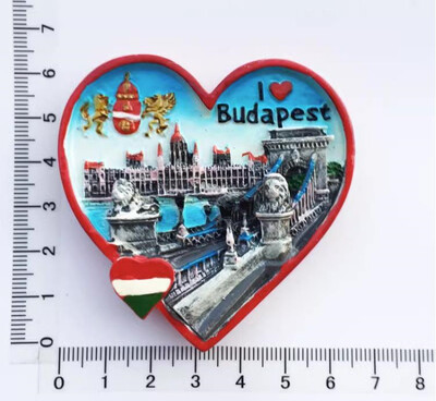 Ungaria Aromă Reper Clădire Magneți Frigider Suveniruri Turistice Artizanat Magnet de frigider Articole de decorare Cadou de artizanat