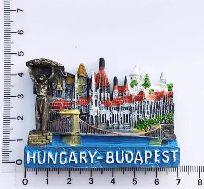 Ungaria Aromă Reper Clădire Magneți Frigider Suveniruri Turistice Artizanat Magnet de frigider Articole de decorare Cadou de artizanat