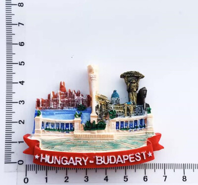 Ungaria Aromă Reper Clădire Magneți Frigider Suveniruri Turistice Artizanat Magnet de frigider Articole de decorare Cadou de artizanat