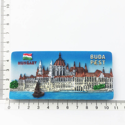 Ungaria Aromă Reper Clădire Magneți Frigider Suveniruri Turistice Artizanat Magnet de frigider Articole de decorare Cadou de artizanat