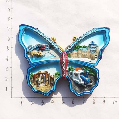 Ungaria Aromă Reper Clădire Magneți Frigider Suveniruri Turistice Artizanat Magnet de frigider Articole de decorare Cadou de artizanat