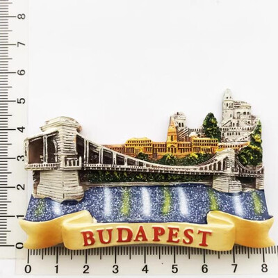 Ungaria Aromă Reper Clădire Magneți Frigider Suveniruri Turistice Artizanat Magnet de frigider Articole de decorare Cadou de artizanat