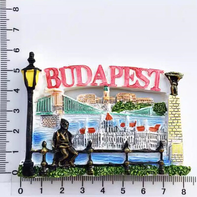 Ungaria Aromă Reper Clădire Magneți Frigider Suveniruri Turistice Artizanat Magnet de frigider Articole de decorare Cadou de artizanat