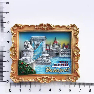 Ungaria Aromă Reper Clădire Magneți Frigider Suveniruri Turistice Artizanat Magnet de frigider Articole de decorare Cadou de artizanat