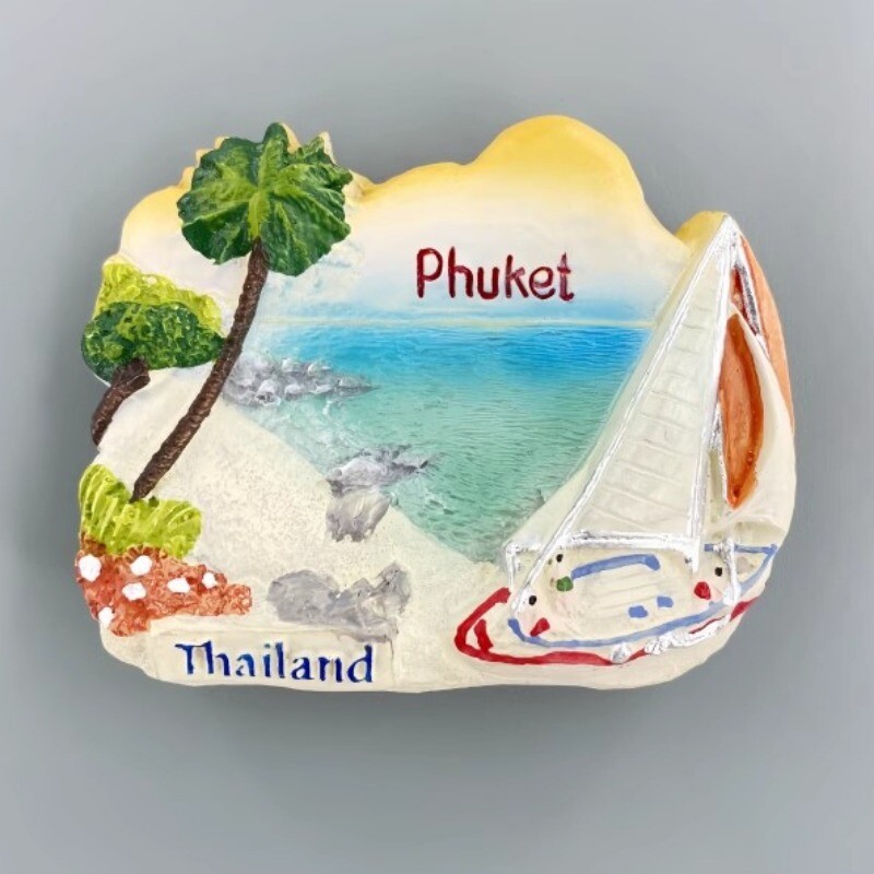 Autocolante pentru frigider Thailanda Phuket Suveniruri de călătorie Bangkok Krabi Magneți pentru frigider Decorarea casei Cadouri de nuntă