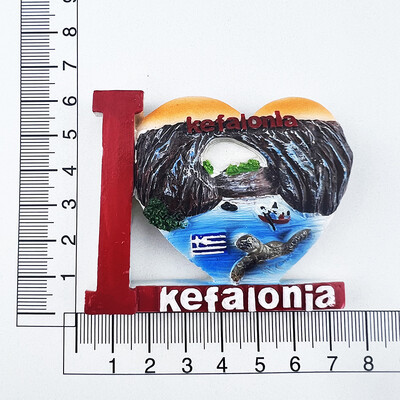 Magneti de frigider pentru Grecia Zakynthos Suveniruri turistice Autocolante pentru frigider Decor pentru casa Cadouri de nunta Panou cu mesaje Autocolante magnetice