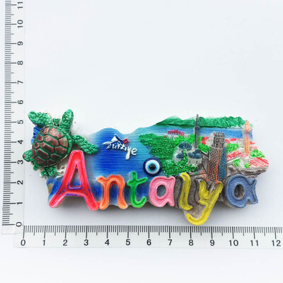 Turcia Calatorii Magnetici Frigider Turcia Decoratie Comemorativa Cadou Artizanat Magnet Pictat Rasina Autocolant Frigider
