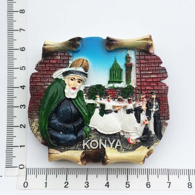 Turcia Calatorii Magnetici Frigider Turcia Decoratie Comemorativa Cadou Artizanat Magnet Pictat Rasina Autocolant Frigider