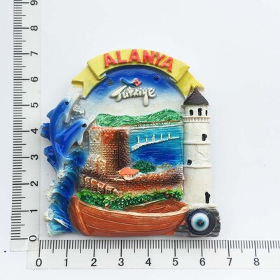 Turcia Calatorii Magnetici Frigider Turcia Decoratie Comemorativa Cadou Artizanat Magnet Pictat Rasina Autocolant Frigider