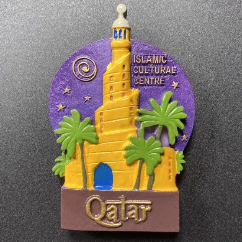 Magneți pentru frigider Qatar Orientul Mijlociu Suveniruri de călătorie Autocolante pentru frigider Decor pentru casă Cadouri de nuntă Autocolante magnetice de perete foto