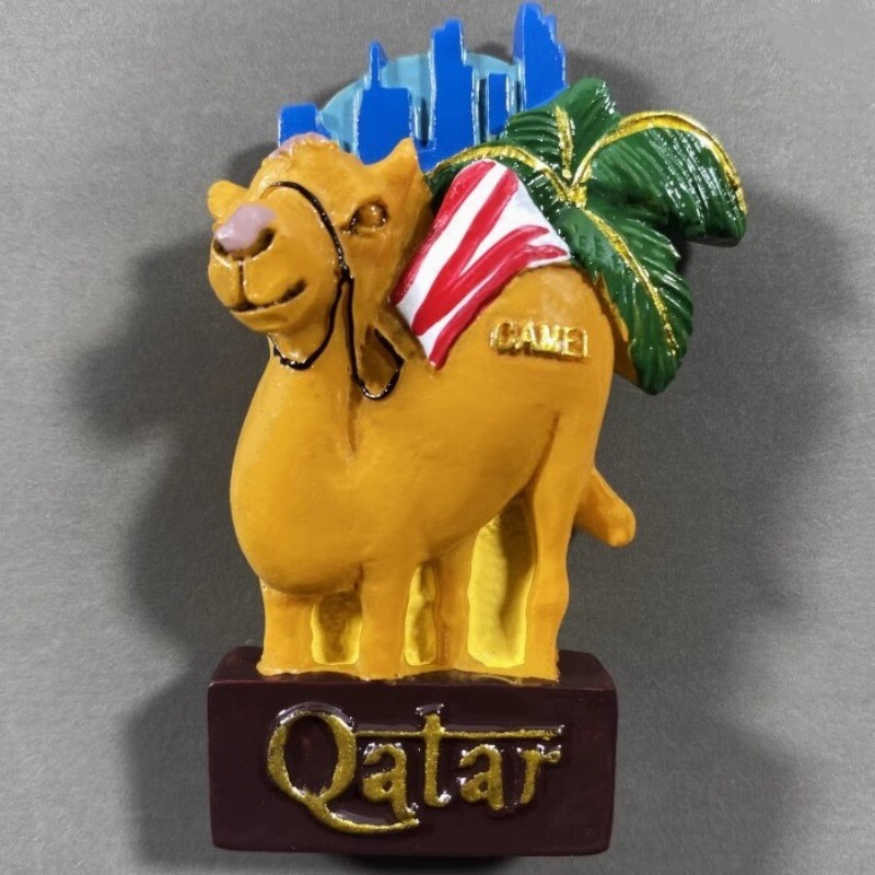 Magneți pentru frigider Qatar Orientul Mijlociu Suveniruri de călătorie Autocolante pentru frigider Decor pentru casă Cadouri de nuntă Autocolante magnetice de perete foto