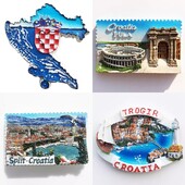 Croația Magneți Frigider Pula Trogir Suveniruri Turistice Autocolante Frigider Decor Home Cadouri de nuntă Panou de mesaje Autocolante magnetice