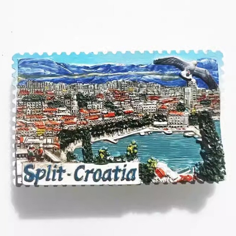 Croația Magneți Frigider Pula Trogir Suveniruri Turistice Autocolante Frigider Decor Home Cadouri de nuntă Panou de mesaje Autocolante magnetice