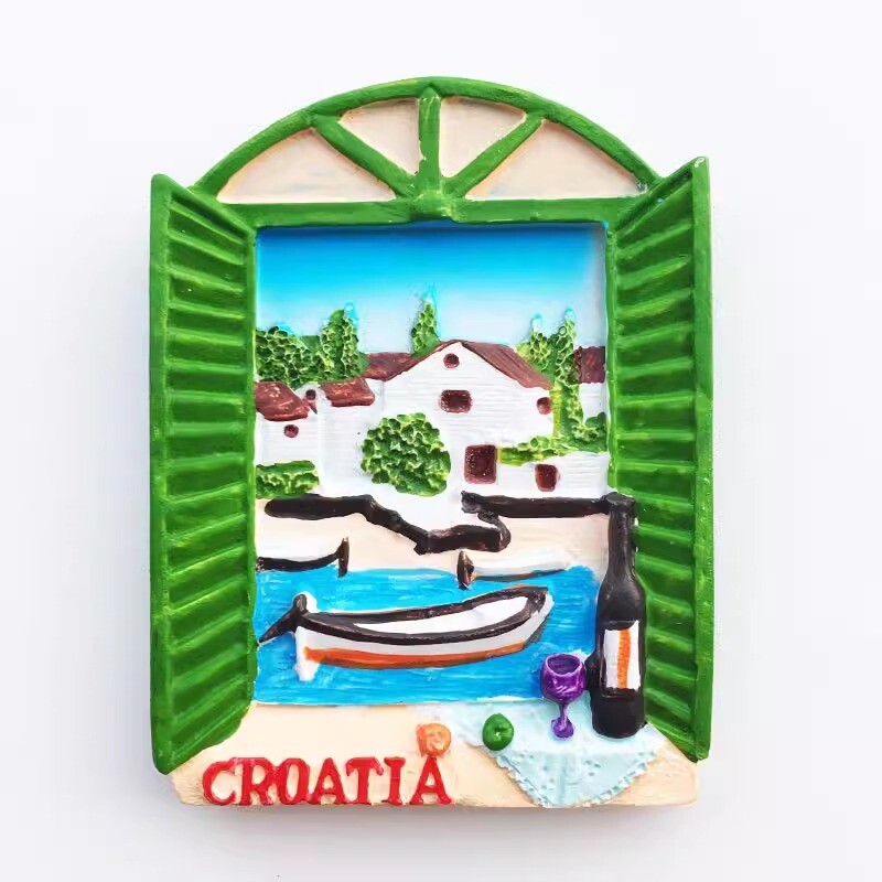 Croația Magneți Frigider Pula Trogir Suveniruri Turistice Autocolante Frigider Decor Home Cadouri de nuntă Panou de mesaje Autocolante magnetice
