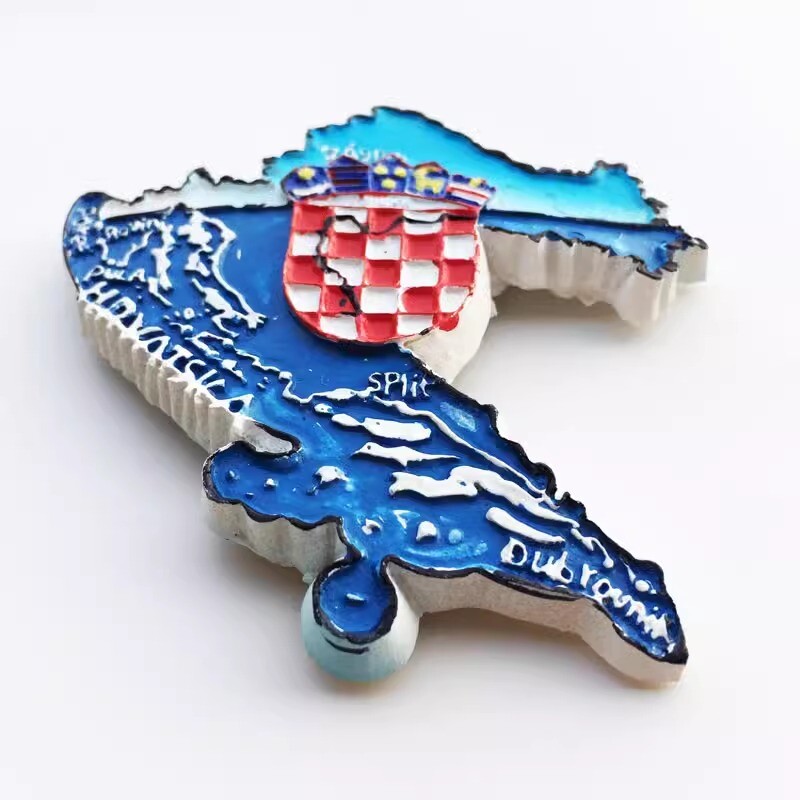 Croația Magneți Frigider Pula Trogir Suveniruri Turistice Autocolante Frigider Decor Home Cadouri de nuntă Panou de mesaje Autocolante magnetice