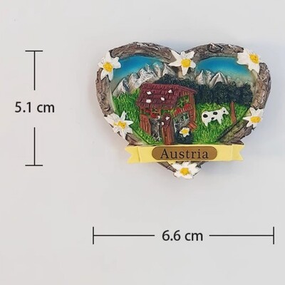 Austria Autocolante pentru frigider Innsbruck Tirol Suveniruri de călătorie Alpi Untersberg Magneti pentru frigider Decor pentru casa Cadouri de nuntă