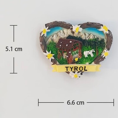 Austria Autocolante pentru frigider Innsbruck Tirol Suveniruri de călătorie Alpi Untersberg Magneti pentru frigider Decor pentru casa Cadouri de nuntă