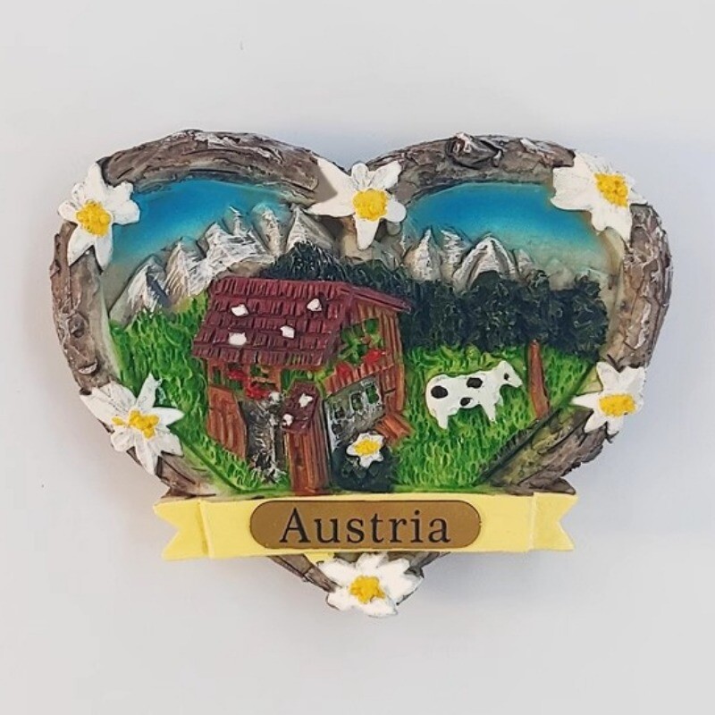 Austria Autocolante pentru frigider Innsbruck Tirol Suveniruri de călătorie Alpi Untersberg Magneti pentru frigider Decor pentru casa Cadouri de nuntă