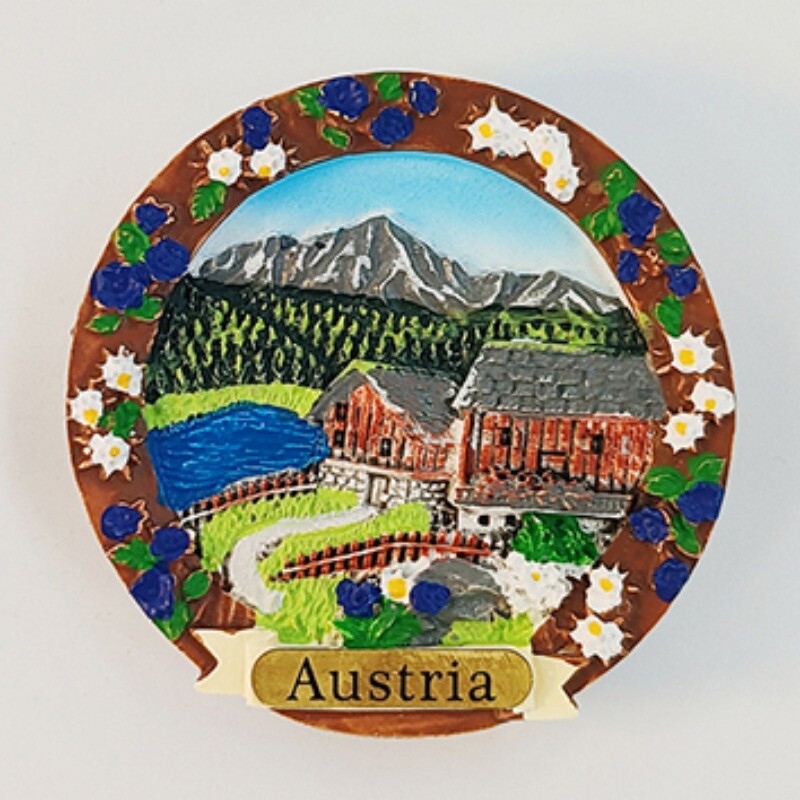 Austria Autocolante pentru frigider Innsbruck Tirol Suveniruri de călătorie Alpi Untersberg Magneti pentru frigider Decor pentru casa Cadouri de nuntă