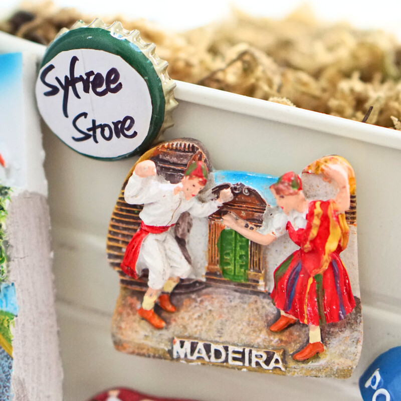 1buc, magneți pentru frigider Portugalia, Lisabona Madeira Portugalia Lisabona Autocolante pentru frigider pentru luptă cu tauri, decorațiuni colorate pentru bucătărie pentru casă