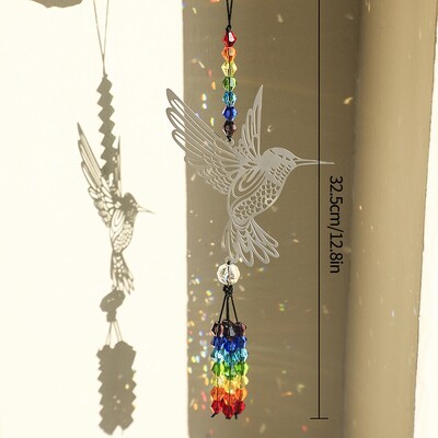 Cristal Suncatcher Luna Steaua Curcubeu Sun Catcher Pandantiv Wind Chime Pandantive Sun Catcher Pandantive Grădină în aer liber Curtea agățată Decor