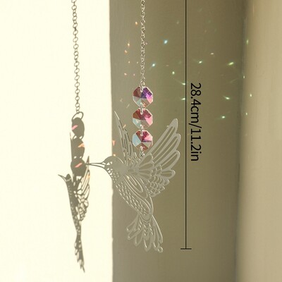 Cristal Suncatcher Luna Steaua Curcubeu Sun Catcher Pandantiv Wind Chime Pandantive Sun Catcher Pandantive Grădină în aer liber Curtea agățată Decor