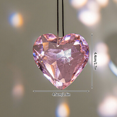 Cristal Suncatcher Luna Steaua Curcubeu Sun Catcher Pandantiv Wind Chime Pandantive Sun Catcher Pandantive Grădină în aer liber Curtea agățată Decor