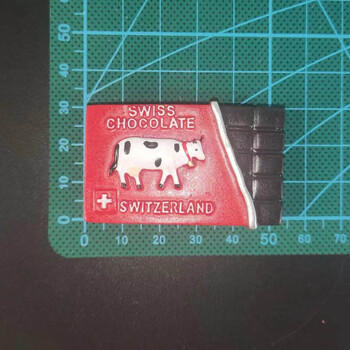 Creative Simulation Milk Chocolate 3D Μαγνήτες Ψυγείου, Αναμνηστικά Ταξιδιού, Μαγνητικά Αυτοκόλλητα Ψυγείου, Καυτές εκπτώσεις στην Ελβετία