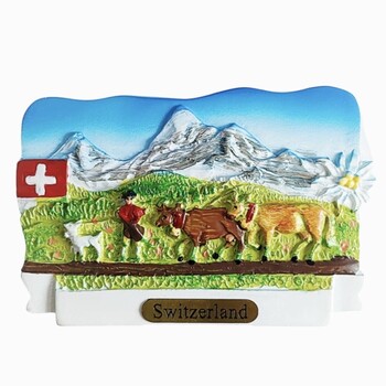 Europe Switzerland 3D Fridge Magnets Souvenir Refrigerator Magnets Συλλογή αυτοκόλλητων Άρθρα για διακόσμηση χειροτεχνίας