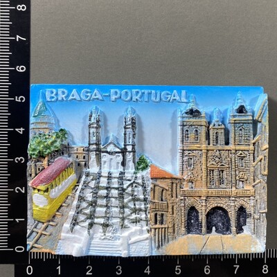 Europa Portugalia Magneti Frigider 3D Suveniruri Turism Magneti Frigider Colectie Autocolante Articole de Decorare Artizanat