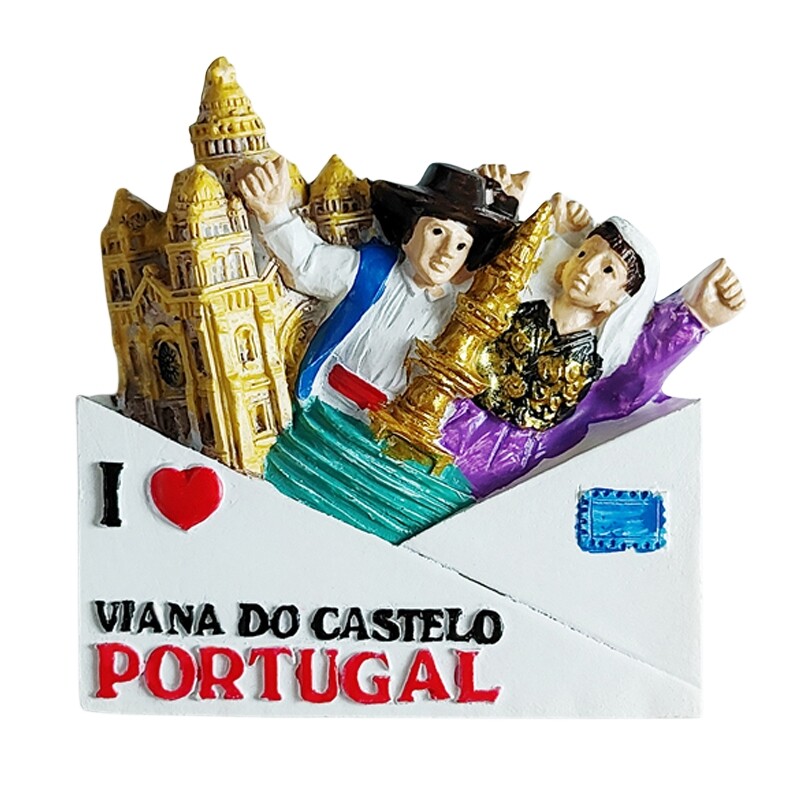 Europa Portugalia Magneti Frigider 3D Suveniruri Turism Magneti Frigider Colectie Autocolante Articole de Decorare Artizanat
