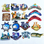 Magneți magnetici pentru frigider Australia Koala Cangur Reper Magnet pentru frigider Model autocolant Rășină Suvenir de călătorie în lume