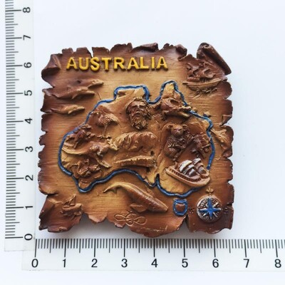 Magneți magnetici pentru frigider Australia Koala Cangur Reper Magnet pentru frigider Model autocolant Rășină Suvenir de călătorie în lume